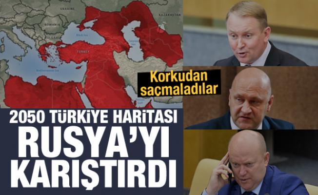 2050 Türkiye haritası Rusya'yı karıştırdı! Korkudan saçmaladılar