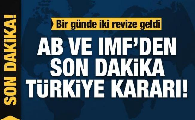 AB ve IMF'den son dakika Türkiye kararı! Büyüme beklentisini yükselttiler