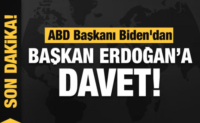  ABD Başkanı Biden'dan Başkan Erdoğan'a davet!