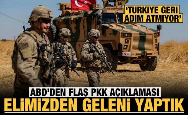 ABD PKK'yı kurtarma peşinde: Elimizden geleni yaptık