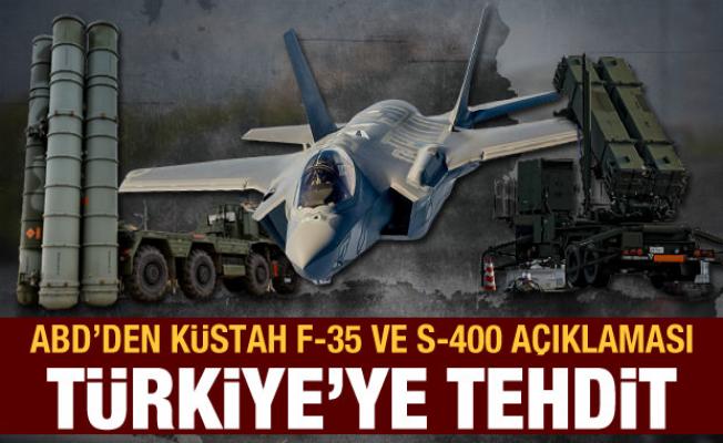 ABD'den F-35 ve S-400 açıklaması: Türkiye'ye anlamsız suçlama!