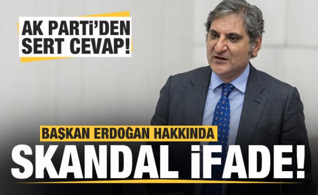 AK Parti'den CHP'li Aykut Erdoğdu'nun skandal sözlerine sert tepki!