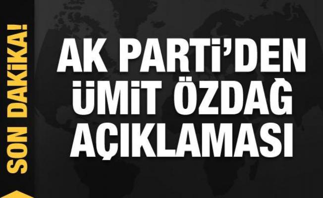 AK Parti'den Ümit Özdağ açıklaması! Çok sert tepki