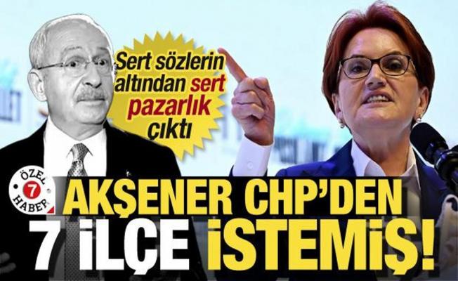 Akşener'in eleştirilerinin altından 'pazarlık' çıktı: 'İstanbul'da 4, Ankara'da 3 ilçe!'