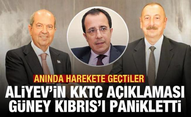 Aliyev'in KKTC açıklaması Güney Kıbrıs'ı panikletti: Anında harekete geçtiler