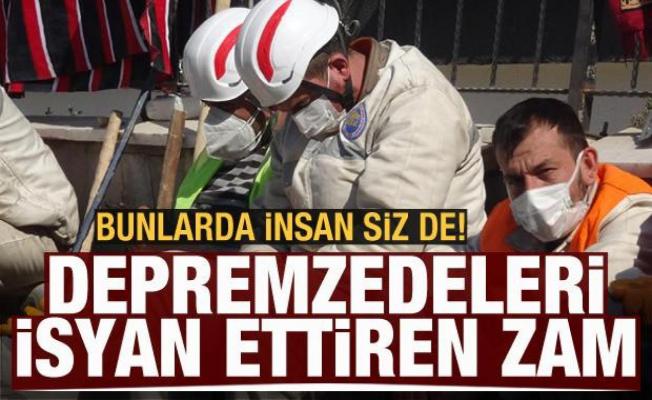 Ankara'da depremzedeleri isyan ettiren zam! 'Bunlarda insan sizde'