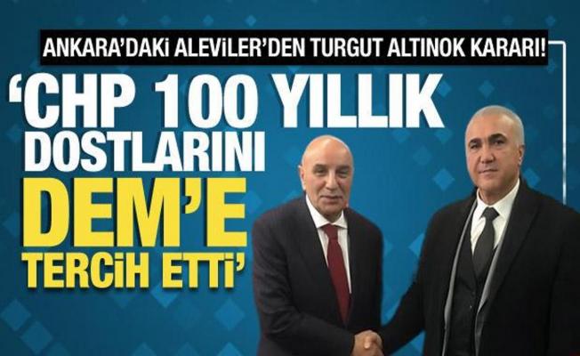 Ankara’daki Aleviler Turgut Altınok’u destekleme kararı aldı!