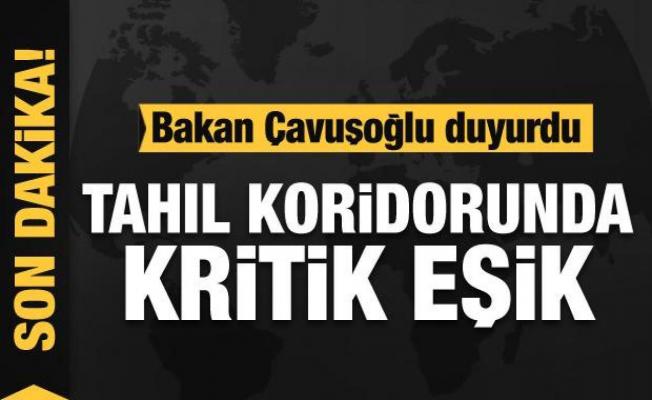 Bakan Çavuşoğlu'ndan tahıl koridoru hakkında kritik açıklama