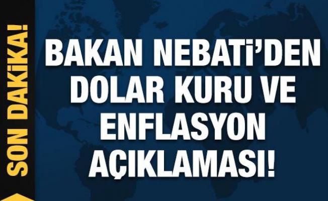 Bakan Nebati'den dolar kuru ve enflasyon açıklaması