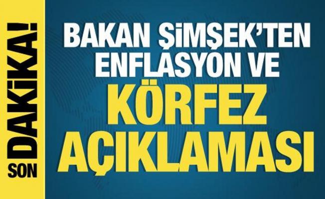 Bakan Şimşek'ten Körfez ve enflasyon açıklaması