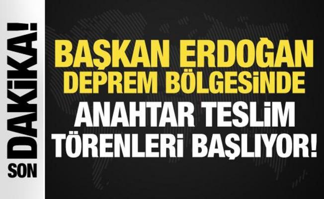 Bakan Yerlikaya duyurdu: Başkan Erdoğan'ın katılımıyla anahtar teslim törenleri yapılacak!