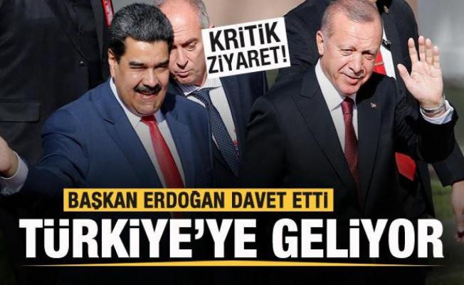 Başkan Erdoğan davet etti! Maduro Türkiye'ye geliyor
