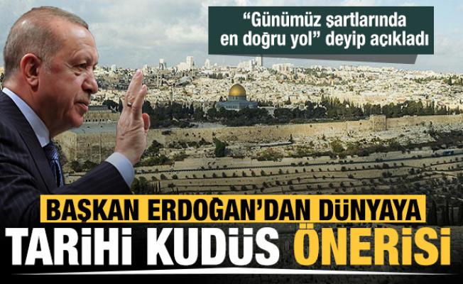 Başkan Erdoğan: Kudüs 3 dinin temsilcilerinden oluşan bir komisyon tarafından yönetilmeli