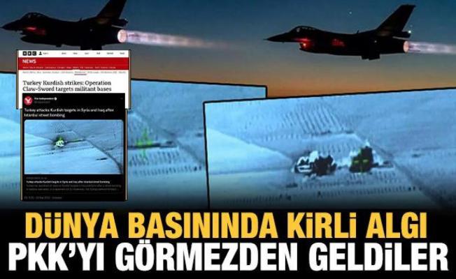 Batı medyası yine bildiğimiz gibi: PKK'yı görmezden geldiler!
