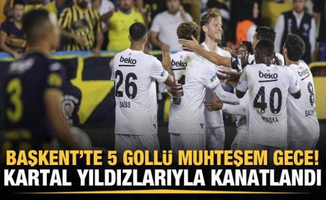 Beşiktaş Başkent'te 3 golle kazandı