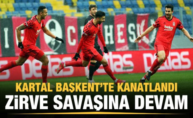 Beşiktaş, Başkent'te şov yaptı! Zirve savaşına devam