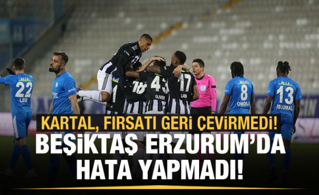 Beşiktaş, Erzurum'da liderliğini sürdürdü!