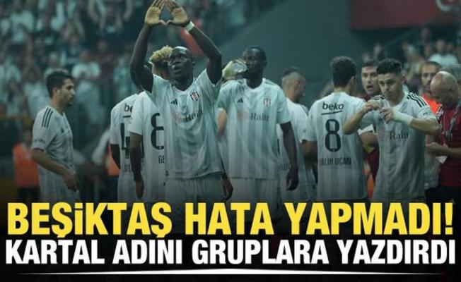 Beşiktaş hata yapmadı! Kartal adını gruplara yazdırdı