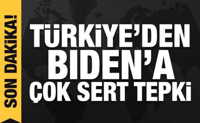 Biden'ın skandal mektubuna Türkiye'den tepki