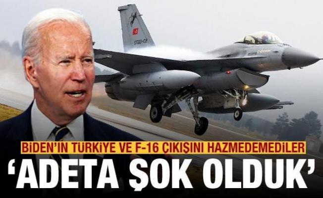 Biden'ın 'Türkiye'ye F-16'ları vermeliyiz' çıkışından rahatsız oldular: Adeta şok olduk
