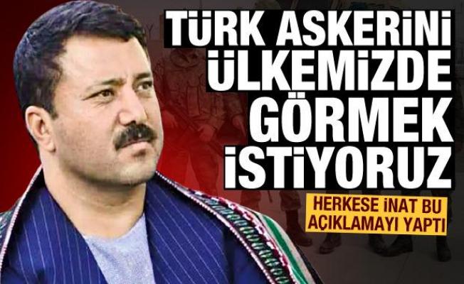 Bomba sözler: Türk bayrağını ve Türk askerini ülkemizde görmek istiyoruz