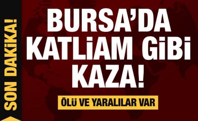 Bursa'dan acı haber! Katliam gibi kaza: 4 ölü 3 yaralı