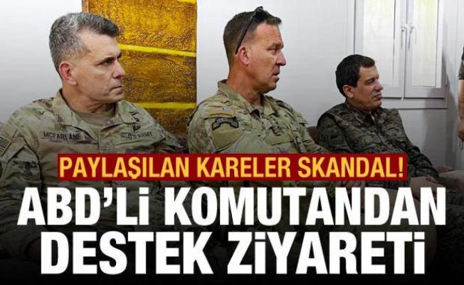 CENTCOM komutanından, terör örgütü SDG ve lideri Mazlum Kobani'ye ziyaret