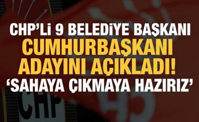 CHP’li 9 büyükşehir belediye başkanından Kılıçdaroğlu’na tam destek!