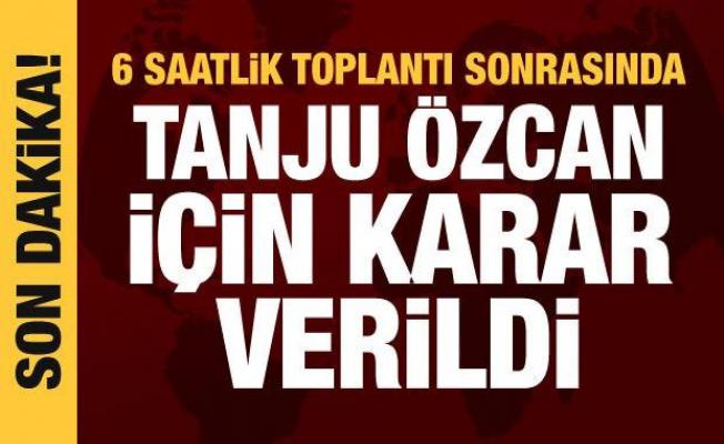 CHP'li Tanju Özcan için karar verildi!