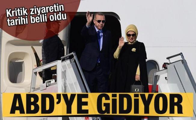 Cumhurbaşkanı Erdoğan ABD'ye gidiyor!