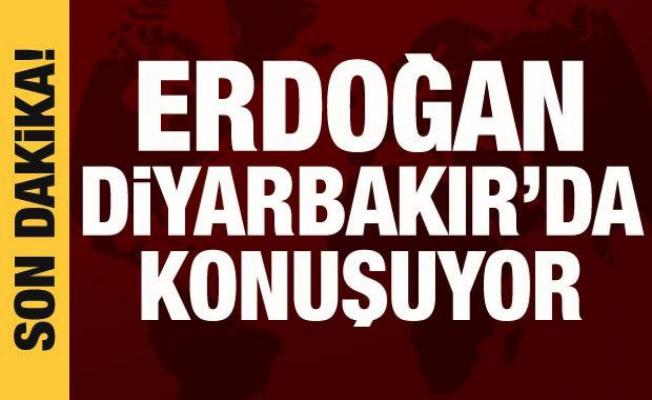 Cumhurbaşkanı Erdoğan deprem bölgesinde konuşuyor