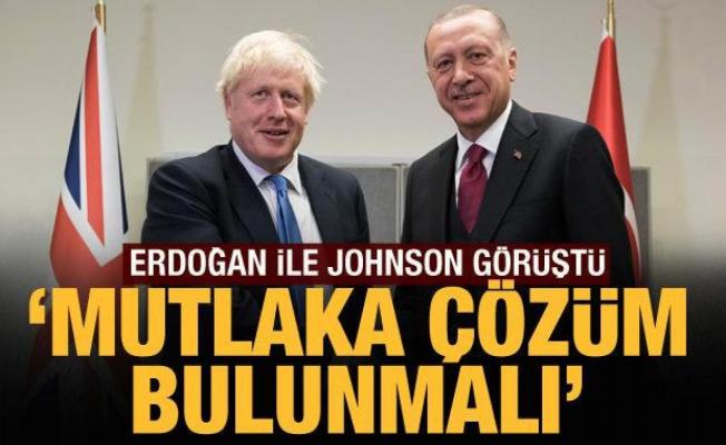 Cumhurbaşkanı Erdoğan, İngiltere Başbakanı Johnson ve Estonya Başbakanı Kallas ile görüştü