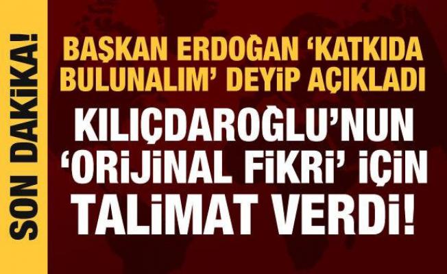 Cumhurbaşkanı Erdoğan: Madem Kılıçdaroğlu'nun hayali var, katkıda bulunalım