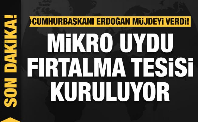 Cumhurbaşkanı Erdoğan: Ülkemize mikro uydu tesisi kuruyoruz