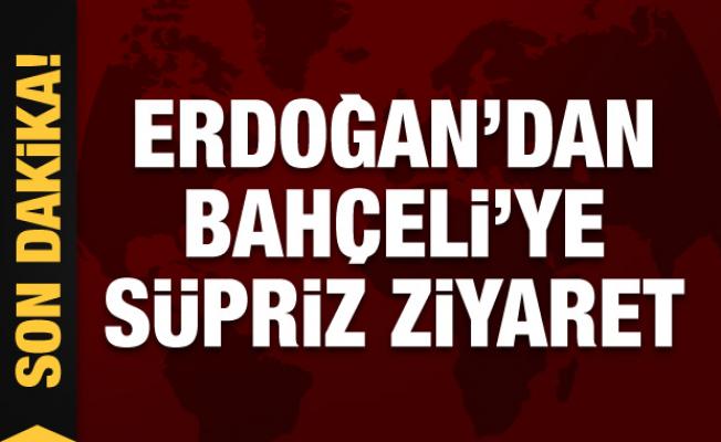 Cumhurbaşkanı Erdoğan'dan Bahçeli'ye sürpriz ziyaret
