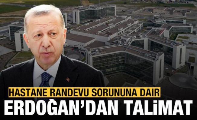 Cumhurbaşkanı Erdoğan'dan 'hastanelerdeki randevu sorunu'na dair talimat