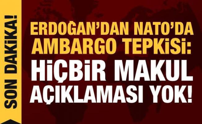 Cumhurbaşkanı Erdoğan'dan NATO Zirvesi'nde açıklama