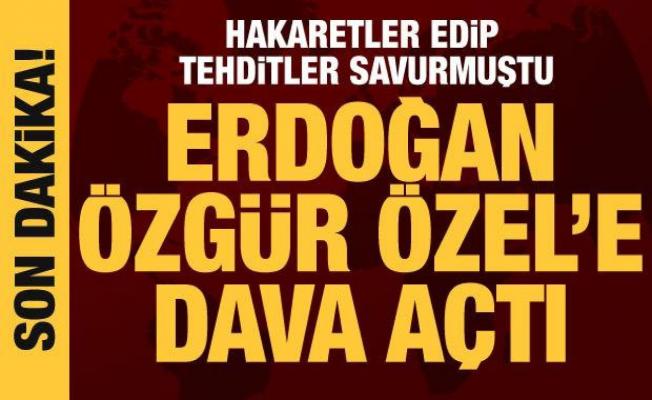 Cumhurbaşkanı Erdoğan'dan Özgür Özel'e 250 bin liralık tazminat davası