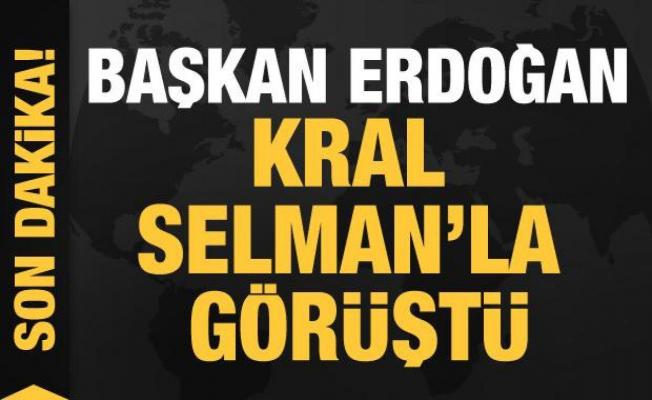 Cumhurbaşkanı Erdoğan'dan Prens Selman'a geçmiş olsun telefonu