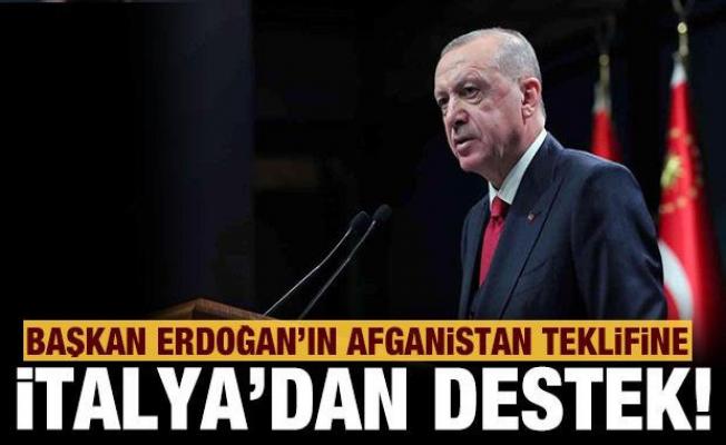 Cumhurbaşkanı Erdoğan'ın Afganistan teklifine İtalya Başbakanı Draghi'den destek
