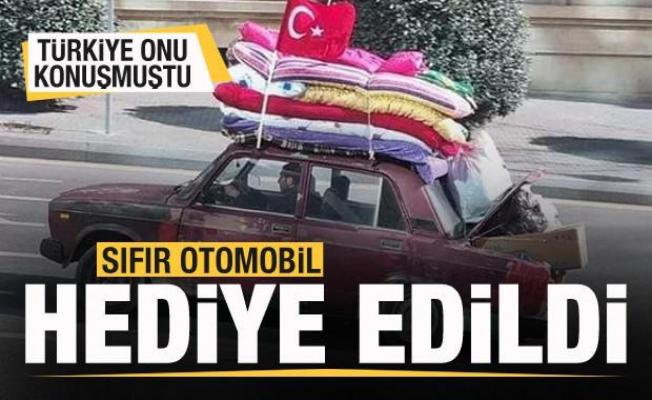 Deprem sonrası Türkiye'de gündem olmuştu! Sıfır otomobil hediye edildi