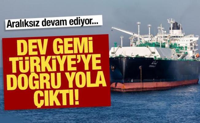 Dev gemi Türkiye'ye doğru yola çıktı: 2 Şubat'ta varacak...