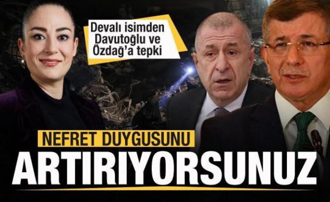Deva Partili Essum Aslan'dan Ahmet Davutoğlu ve Ümit Özdağ'a tepki!