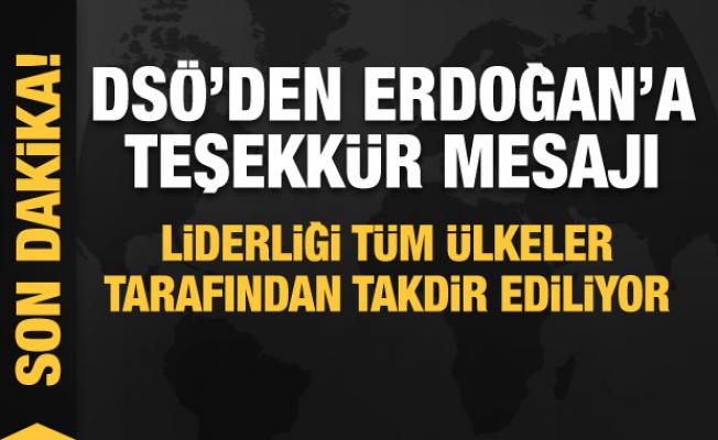 DSÖ'den Başkan Erdoğan'a teşekkür mesajı