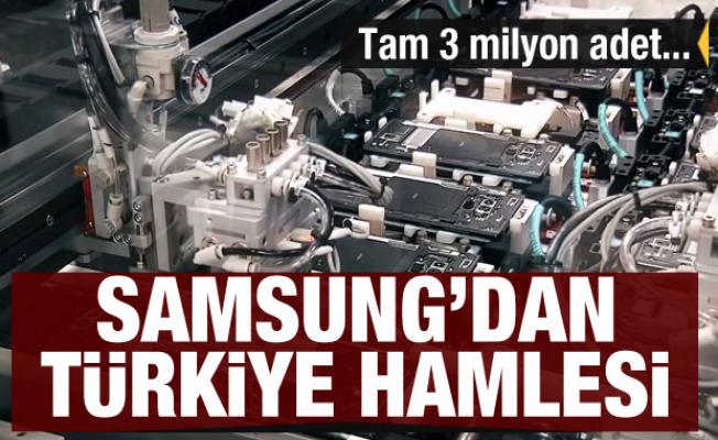 Dünya devi Samsung'dan Türkiye hamlesi! 3 milyon adet üretecek