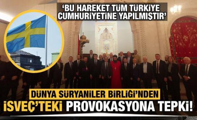 Dünya Süryaniler Birliği, YPG/PKK destekçilerinin İsveç'teki provokasyonunu kınadı