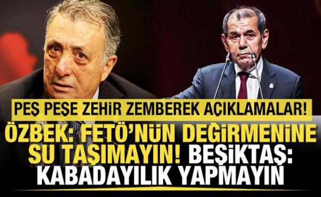 Dursun Özbek: Neden hala FETÖ'nün değirmenine su taşıyorsunuz? Beşiktaş'tan cevap geldi