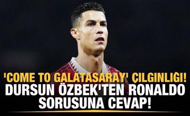 Dursun Özbek'ten Cristiano Ronaldo sorusuna cevap!