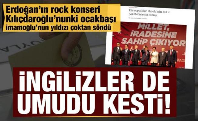 Economist 6'lı masadan umudu kesti: Erdoğan mitingi rock konseri Kılıçdaroğlu ocakbaşı 