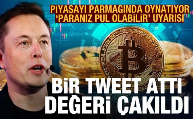 Elon Musk bir tweet attı, Bitcoin çakıldı! 'Paranız pul olabilir' uyarısı